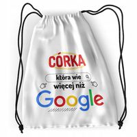 Plecak Dla Córki Sportowy Szkolny Worek Torba Z Nadrukiem Ze Zdjęciem