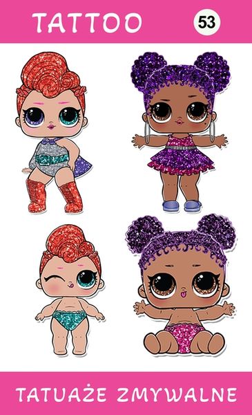 Tatuaże zmywalne LOL Suprise zdjęcie 1