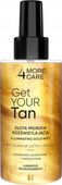 MORE4CARE GET YOUR TAN MGIEŁKA DO CIAŁA ROZŚWIETLAJĄCA ZŁOTA 150 ML