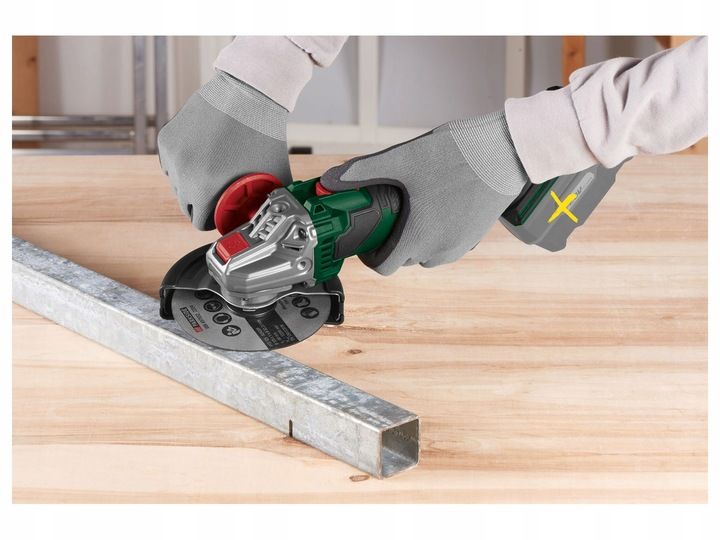 PARKSIDE Szlifierka PWSA 20V +Akumulator 4Ah +Ładowarka +Walizka +Tarcze zdjęcie 4