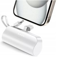 MAŁY PowerBank 5000 mAh kieszonkowy do iPhone 16 15 14 USB-C TYP-C 5000mAh