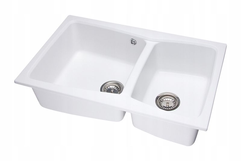 ZLEW ZLEWOZMYWAK GRANIT 8 kolorów 80x50 + SYFON zdjęcie 4