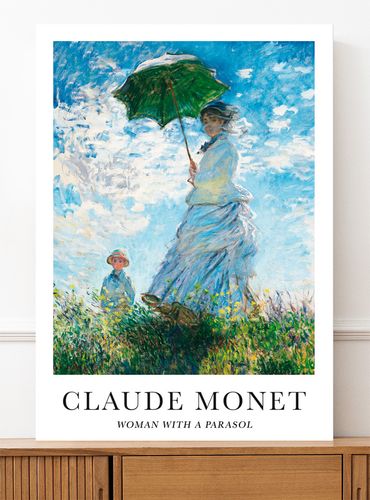 Plakat Claude Monet parasol 21x29,7 cm A4 na Arena.pl