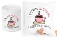 Dla Weterynarza Zestaw Poduszka + Skarbonka Z Nadrukiem Ze Zdjęciem