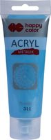 FARBA AKRYLOWA 75ML NIEBIESKI TIFFANY METALIK 311 HAPPY COLOR