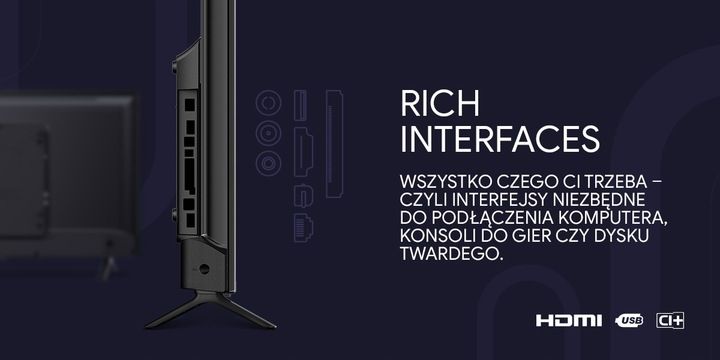 TELEWIZOR UD 32W5210 ANDROID SMART TV DVBT-T2 HEVC zdjęcie 4