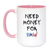 Duży Biało-Różowy 450 ml