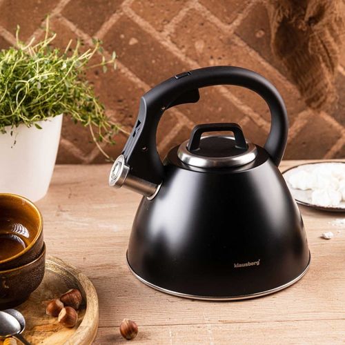 czajnik stalowy z gwizdkiem 2,5l klausberg kb-7952 na Arena.pl