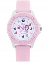 ZEGAREK QQ VQ96J027Y DLA DZIEWCZYNKI Z KSIĘŻNICZKĄ