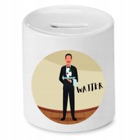 Skarbonka Prezent Dla Kelnera Waiter Z Nadrukiem Ze Zdjęciem