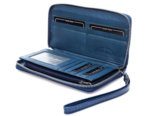 portfel damski lakierowany piórnik z paseczkiem na nadgarstek na Arena.pl