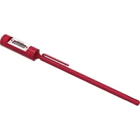 Elektroniczny termometr kulinarny, LCD (-20°C do +250°C), czerwony