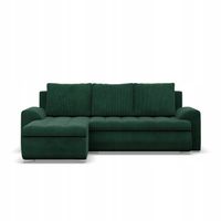 KANAPA NAROŻNIK FORESTA BUTELKOWA ZIELEŃ Funkcja Spania POSO SZTRUKS