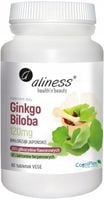 ALINESS GINKGO BILOBA 120 mg 60 tabl. DEMENCJA Lepsza pamięć Krążenie Wzrok