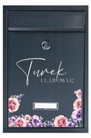 Skrzynka pocztowa PERSONALIZOWANA adresowa z nadrukiem