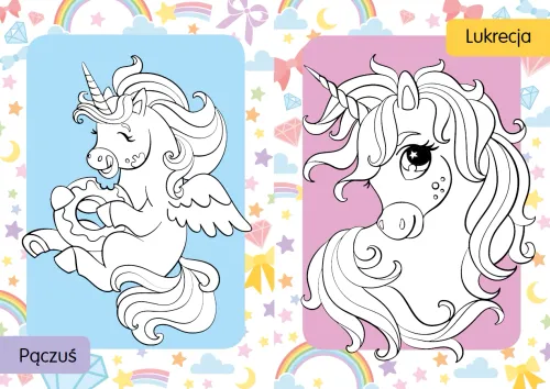Kolorowanka Z Tatuażami. Jednorożce na Arena.pl