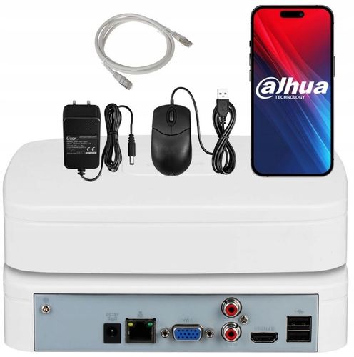 Zestaw Monitoringu IPC-HDW1639T-A-IL-0280B BLACK 6Mpx Dual Light Zewnętrzny na Arena.pl