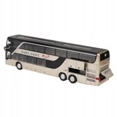 AUTOBUS MIEJSKI PIĘTROWY DOUBLE DECKER ŚWIATŁA DŹWIĘKI METAL