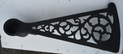 SCHODY KRĘCONE FI 1,36 M - WZÓR NR 2 - 1 TRALKA NA STOPNIU ŻELIWNE na Arena.pl