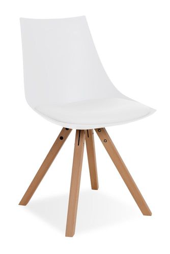 Krzesło stella biały/buk na Arena.pl