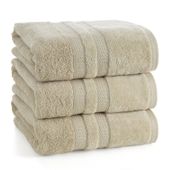 Ręcznik Porto 02 50X90 cm jasnobeżowy bawełna 500 g/m² frotte