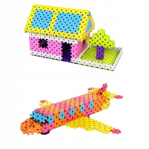 KLOCKI WAFLE KONSTRUKCYJNE MELI Basic 300 El MINI PUZZLE GOFRY EDUKACYJNE na Arena.pl