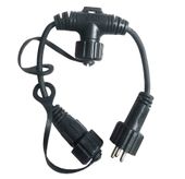 Trójnik rozgałęziacz do przewodów lampek LED