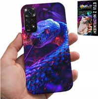 ETUI DO XIAOMI NOTE 11 / 11S - WĄŻ KOBRA GRZECHOTNIK GADY CASE + FOLIA