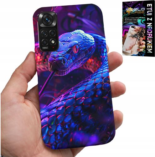 ETUI DO XIAOMI NOTE 11 / 11S - WĄŻ KOBRA GRZECHOTNIK GADY CASE + FOLIA na Arena.pl