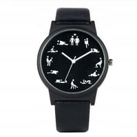zegarek z seks pozycjami czarny na rękę