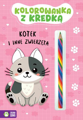 kolorowanka z kredką. kotek 8818 na Arena.pl