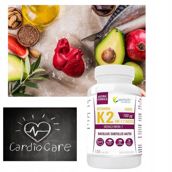 WITAMINA K2 MK-7 z natto Forte 100mcg 120 tabletek zdjęcie 4