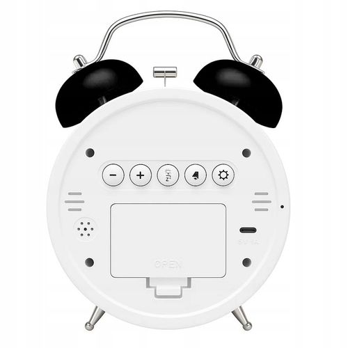 Zegar Budzik Alarm LED Cyfrowy Klasyczny Czarny Retro Tryb Nocny na Arena.pl