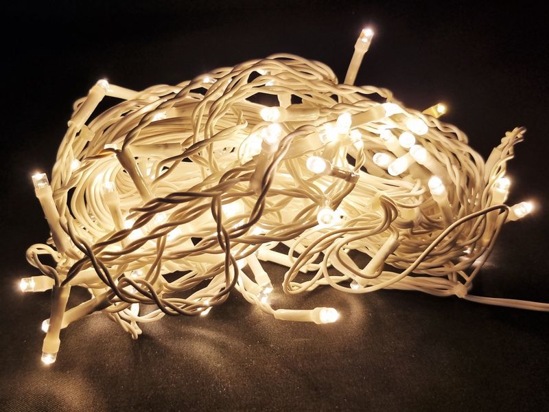 LAMPKI CHOINKOWE SOPLE 100 LED WEW/ZEW PROGRAMATOR zdjęcie 2