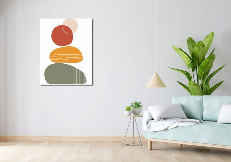 Obraz 70x90cm Formy w Równowadze zdjęcie 2