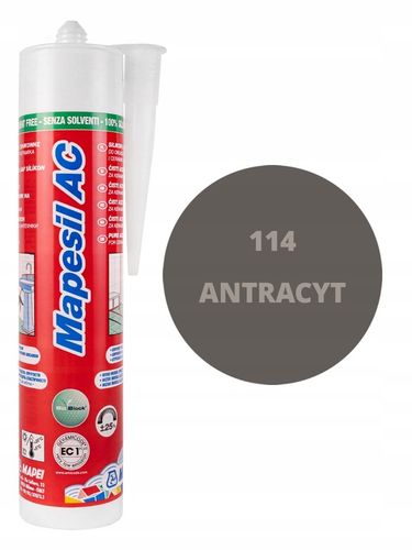 SILIKON MAPEI MAPESIL AC 310ml 114 antracyt na Arena.pl