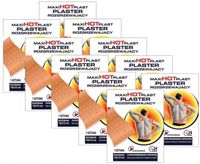 MaxiPlast plaster rozgrzewający z kapsaicyną 10x15 cm 10 sztuk