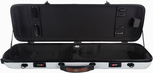 Fiberglass futerał skrzypcowy skrzypce Safe Oblong 4/4 M-case Srebrny na Arena.pl