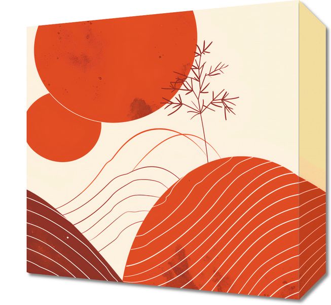 Obraz 30x30cm Ciepło Czerwieni zdjęcie 1