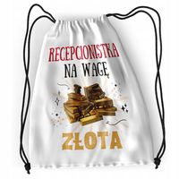 Plecak Sportowy Szkolny Recepcionistki Worek Torba Z Nadrukiem Ze Zdjęciem
