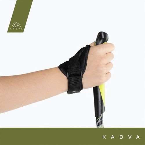 Kije nordic walking KADVA Raylan szary 125 cm Lekkie Karbon Włókno szklane na Arena.pl