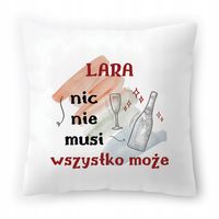 Poduszka Dla Lary Na Urodziny Imieniny Prezent Z Nadrukiem Ze Zdjęciem