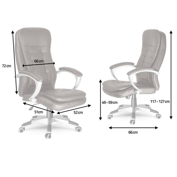 Fotel biurowy obrotowy Sofotel ciemny brąz zdjęcie 15