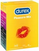 DUREX Pleasure Mix 40szt MIX Prezerwatywy Stymulujące 2 Rodzaje