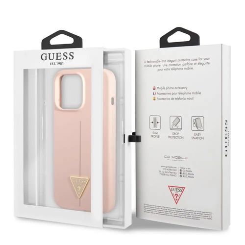 Etui do iPhone 13 Pro Max Różowy Hardcase Silicone na Arena.pl