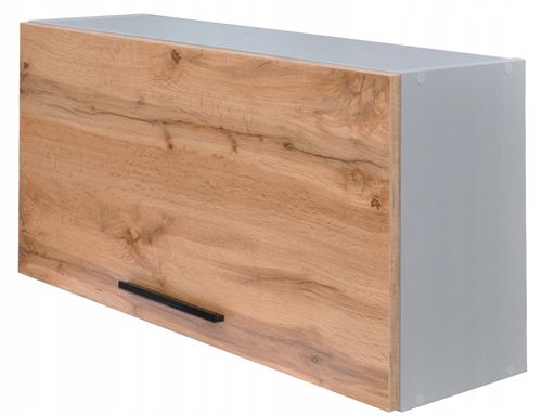 Szafka łazienkowa 70 x 40 cm / szara / dąb wotan / wisząca / do łazienki na Arena.pl