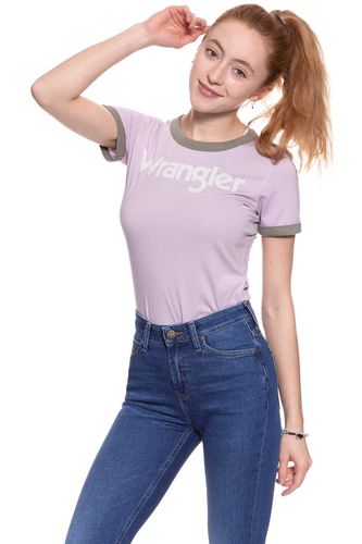 WRANGLER RINGER TEE LAVENDER W7385G2VL S na Arena.pl