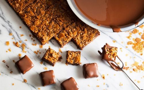 Prażynka francuska do tortu posypka waflowa dekoracje CHRUPKA 2Litry na Arena.pl