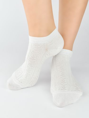 STOPKI DAMSKIE BAWEŁNA ST066 36-41 ecru/mix wzór na Arena.pl