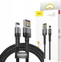 2 x Kabel Baseus Cafule 2m Lightning Dwustronny DO iPhone iPad Ładowanie